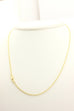 14k yellow gold rolo cable chain necklace lobster 16 inch 1.3mm 2.34g new