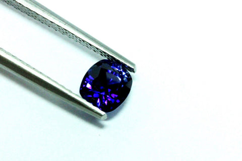 loose natural blue sapphire 1.56ct cushion cut 6.22x5.76x4.78mm new gemstone