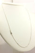 14k white gold box chain necklace lobster 20 inch 0.90mm 2.38g new