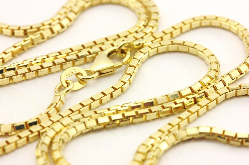 Box Chain Lobster Chain Necklace 8MM BOX CHAIN 20