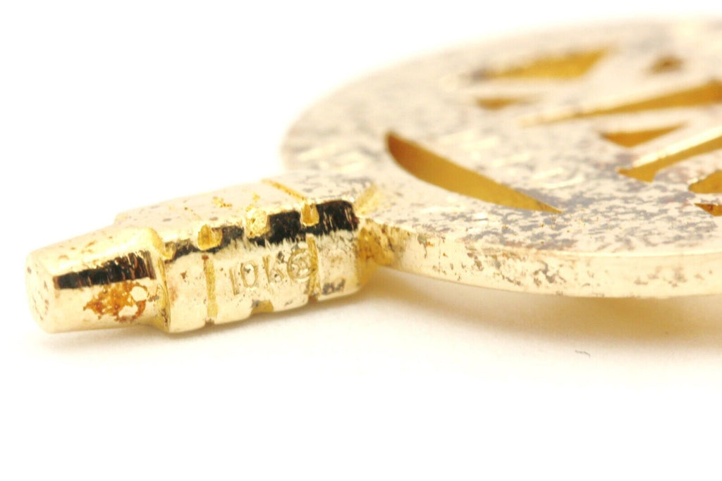 10k yellow gold college fraternity sorority pendant omicron Delta Kappa 4.42g