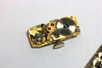 Geneva 17 jewels incabloc watch movement 14k yellow gold back estate vintage