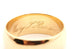 Antique 1855 engraved 14k yellow gold 9mm wide band ring size 12.25 estate