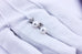 14k white gold 7.20-7.30mm round white pearls stud earrings new