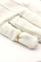 14k yellow gold 0.60ctw princess diamond band size 4.5 ring 2.37g estate