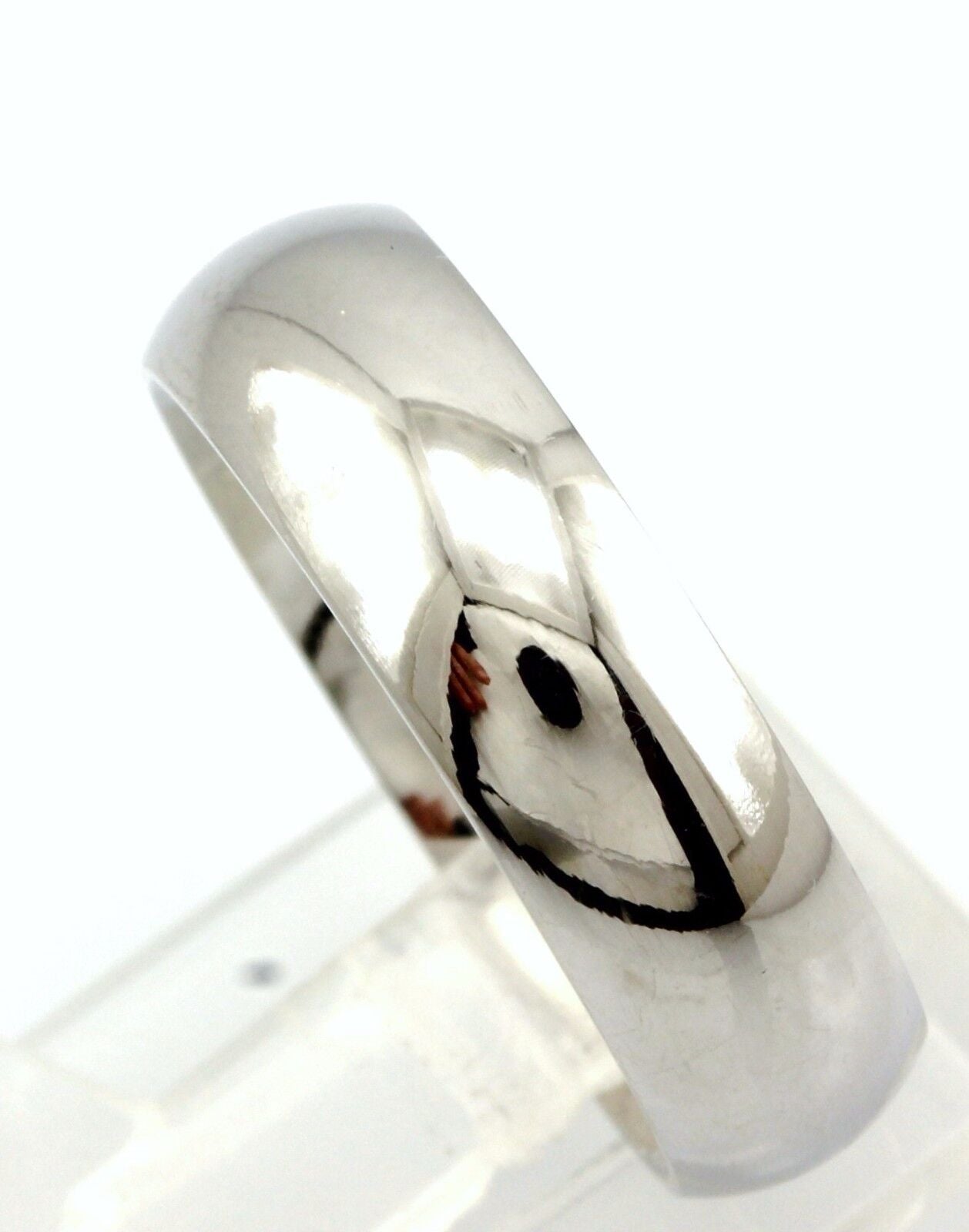 Platinum Men's wedding band 6mm size 8 comfort fit 11.86g domed polish ring NEW