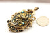 vintage antique locket pin brooch 21g 14k yellow gold WW1 estate pendant