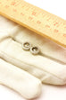 14k white gold 4.3mm round stud 0.27ctw diamond accent earring jackets 1.84g new