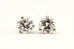 14k white gold round brilliant diamond stud earrings 0.92ctw 4.88-4.91x3.04mm