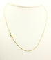 14k yellow gold box chain necklace lobster 16 inch 0.9mm 1.98g new