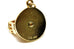 14k yellow gold charm pendant rotating trolley car rare estate vintage 4.9 grams