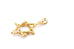 14k yellow gold Star of David pendant Jewish Hebrew estate 0.9g 1 inch estate