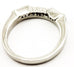 Platinum 0.13ctw diamond wedding tracer band size 6 enhancer guard estate 6.16g