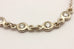 14k white gold 0.25ctw round diamond rolo chain bracelet 7 inch 2.07g new