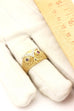 10k yellow gold owl ring band size 10 7.00g 0.22ctw ruby 0.16ctw diamond vintage