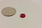 1.04 carat ruby lab created oval 6.90 x 4.98 x 3.41 mm NEW reconstituted