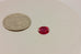 1.04 carat ruby lab created oval 6.90 x 4.98 x 3.41 mm NEW reconstituted