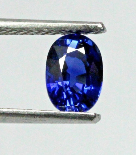Blue sapphire oval cut 0.81ct 5.90x4.19x3.46mm NEW loose gemstone natural