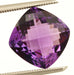 NEW purple amethyst quartz 4.20ct cushion checkerboard top 11.03x10.96x6.31mm