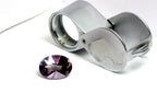 purple amethyst 6.33ct oval fancy swirl top gemstone yin yang 14.80x10.90x8.80mm