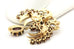 14k yellow gold 6.5ctw garnet pendant brooch pin 1.5 inch 11.50g vintage estate