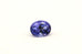 GIA violet tanzanite 1.32ct oval brilliant cut 7.40x6.08x4.52mm loose gemstone