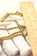 14k yellow gold rope chain necklace 16 inch 2.9mm 12.02g vintage estate 585