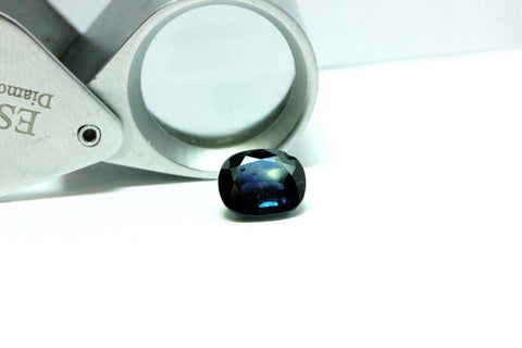 loose natural Australia blue sapphire 2.45 ct oval cut 8.48 x 7.27 x 4.26 mm new