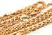 14k rose gold oval d/c rolo cable chain necklace lobster 16 inch 1.5mm 3.50g