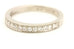platinum 0.30ctw diamond wedding band ring size 7 2.8mm 4.37g estate vintage