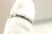 Platinum nine round diamond bamboo wedding band 2.6mm size 6.25 ring NEW 4.51 gr