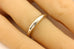 Women's 14k white gold size 7 square bottom wedding band 3.3mm comfort ring 4.95grams