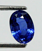 natural blue sapphire loose oval cut 0.74ct 6.03 x 4.17 x 3.19 mm new gemstone
