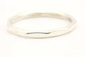 sterling silver hammered wedding anniversary band ring size 6.5 2mm 1.10g estate