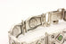TL 925 sterling silver natural opal bracelet 7 inch 33.1g estate vintage