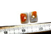 snakeskin agate matched pair loose gemstones 16.5x12mm rectangular cabochon new