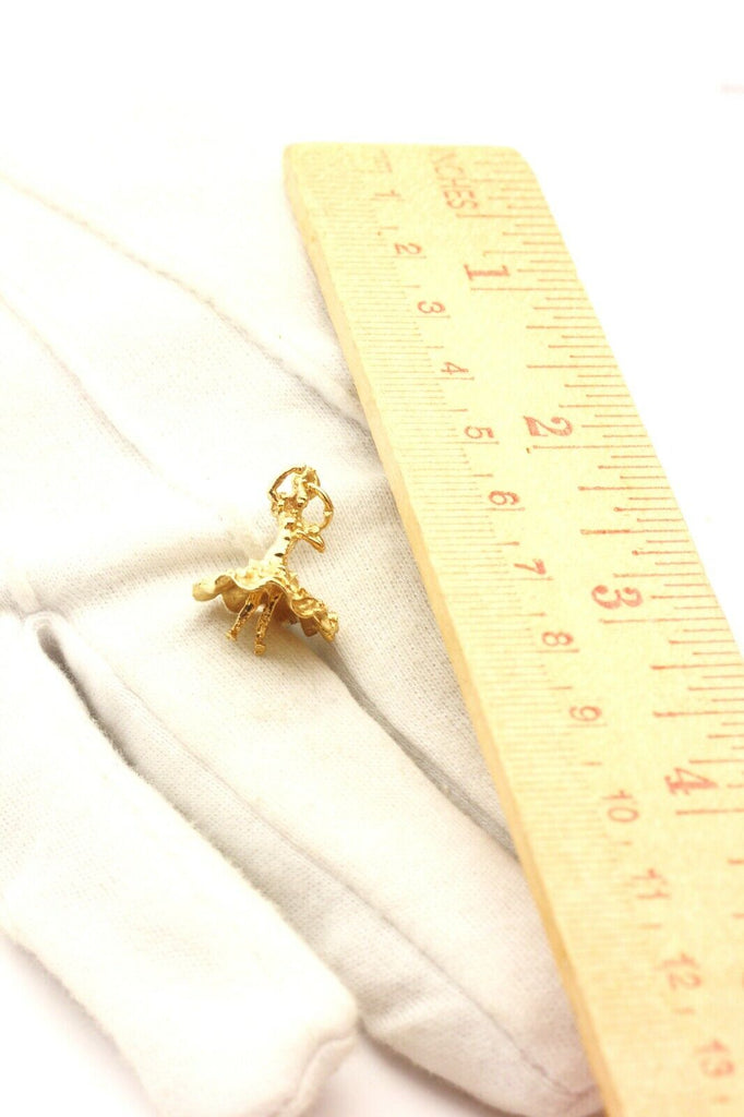 18K buy Vintage Dancer Charm