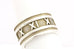 925 sterling silver Roman numeral 1995 12mm wide band ring size 6.25 11.9g