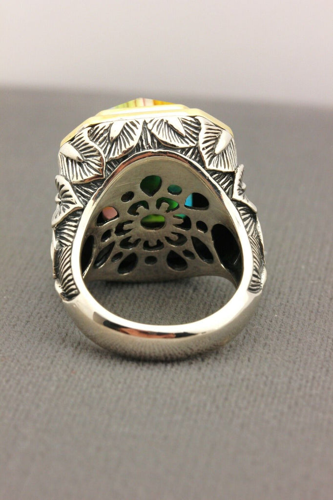 Caithness Glass Sterling Silver Millefiori hotsell Glass Flower Ring Size 7.75 VTG