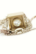 14k white gold diamond 0.20ct F VS2 necklace ITALY 13.5 inch rolo chain 4.40g