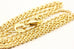 14k yellow gold oval d/c rolo cable chain necklace lobster 16 inch 1.4mm 2.44g