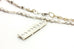 ITALY 585 14k white gold 1.18ctw diamond pendant necklace 16 inch 19.76g estate