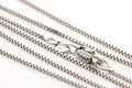 14k white gold box link 20 inch 0.9mm 2.32g chain necklace lobster clasp new