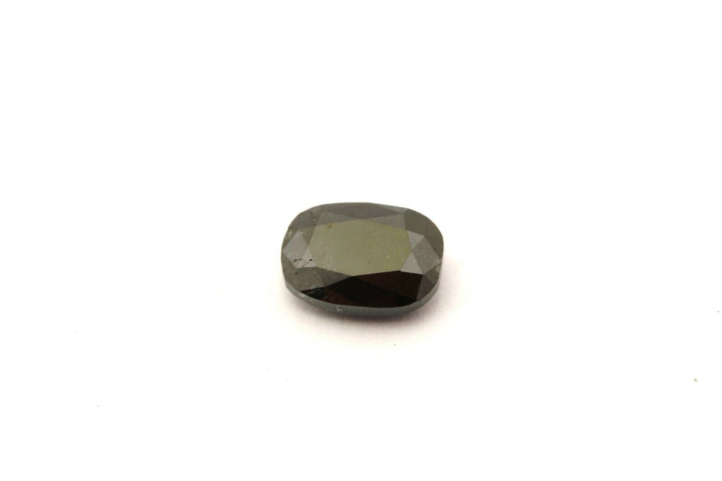 Natural black diamond cushion cut 1.35ct 7.77x5.52x3.03mm new loose gemstone