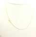 14k yellow gold rolo cable chain necklace lobster 16 inch 1.3mm 1.72g Italy new