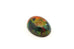 Chatham lab grown created black opal 1.16ct oval cabochon 8x6mm new loose
