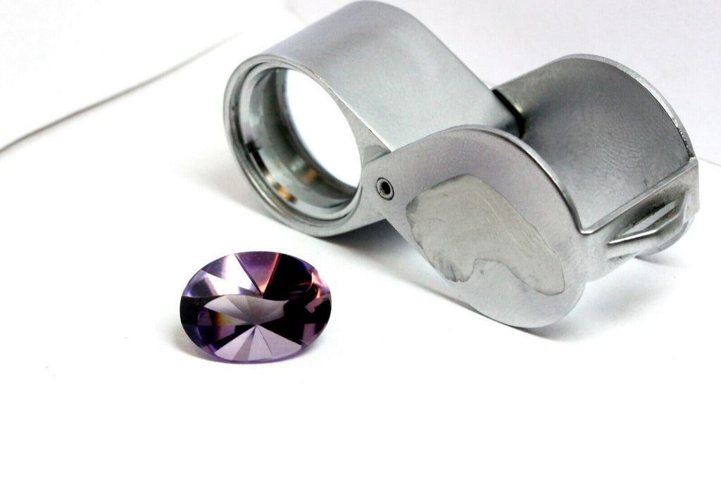 purple amethyst 6.33ct oval fancy swirl top gemstone yin yang 14.80x10.90x8.80mm
