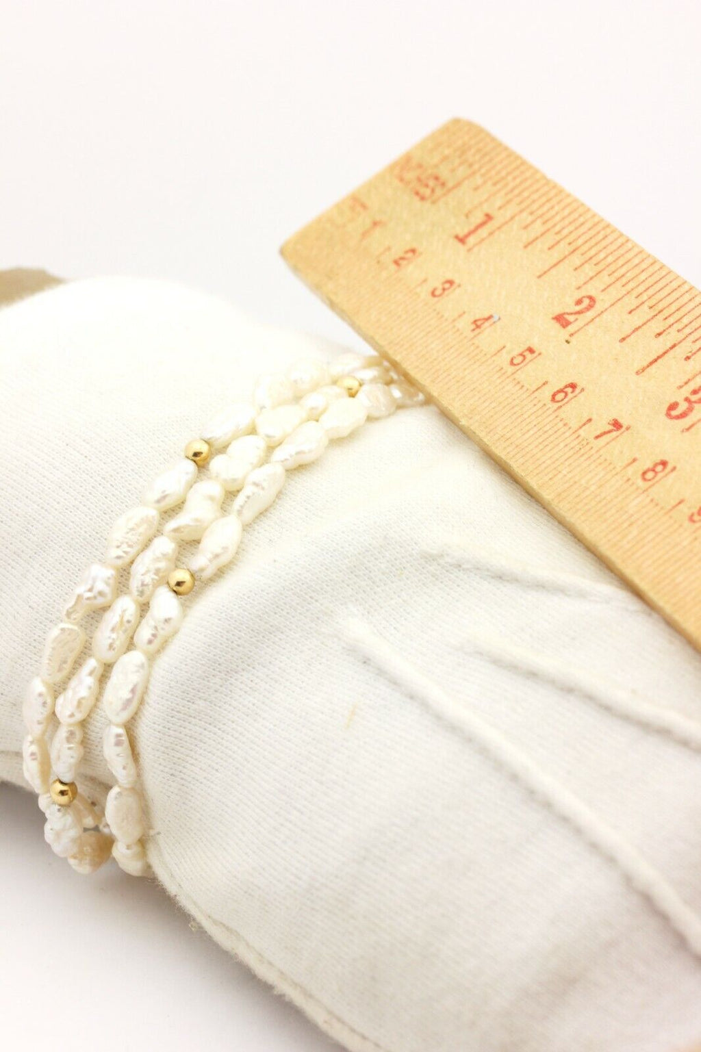 Amazon.com: 8~9mm Freshwater Cultured Semi Baroque Pearls Stretch Bracelet  7.5 Inches, white color : Handmade Products