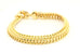 ITALY 14k yellow gold double curb chain bracelet 7.5 inch 8.75 inch 12.44g