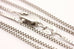 14k white gold box link 1.9g 16 inch 0.9mm chain necklace lobster clasp new